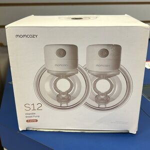 Momcozy S12 Wearable Breast Pump - White